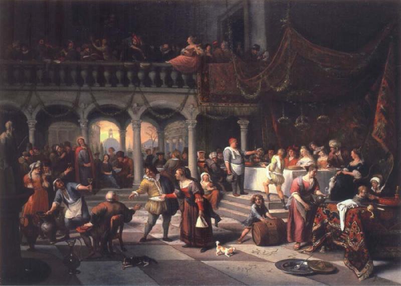 Jan Steen The Wedding at Cana oil painting image
